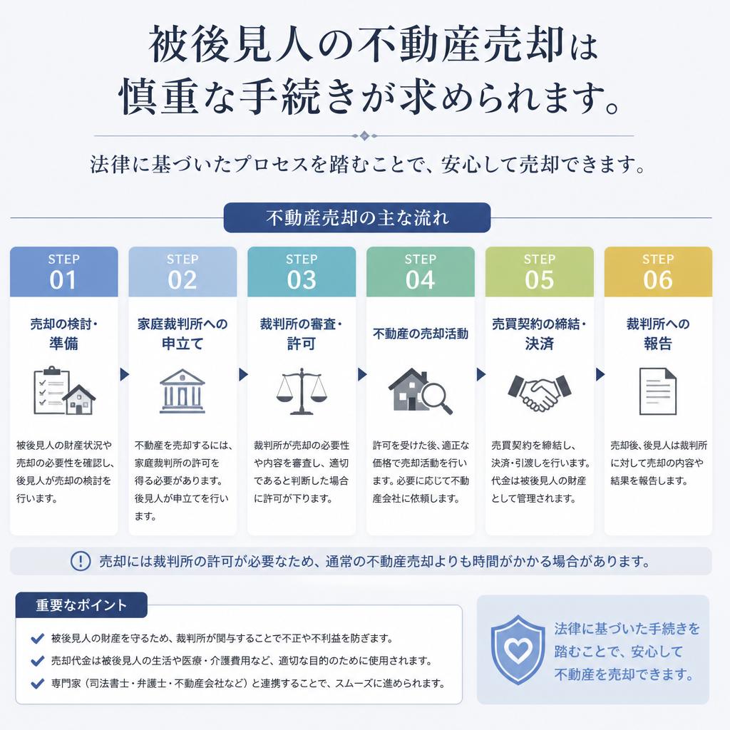 被後見人の権利を尊重した売却手続き