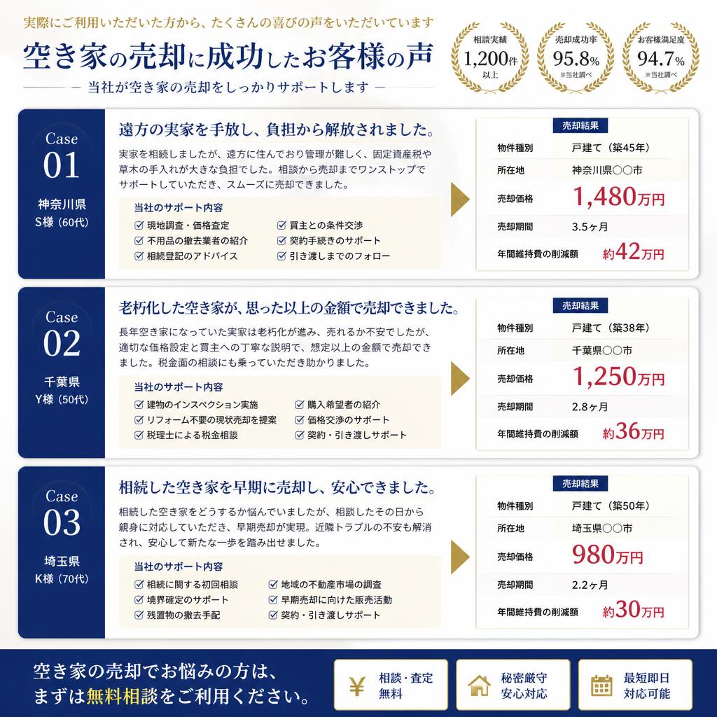お客様の声と成功事例