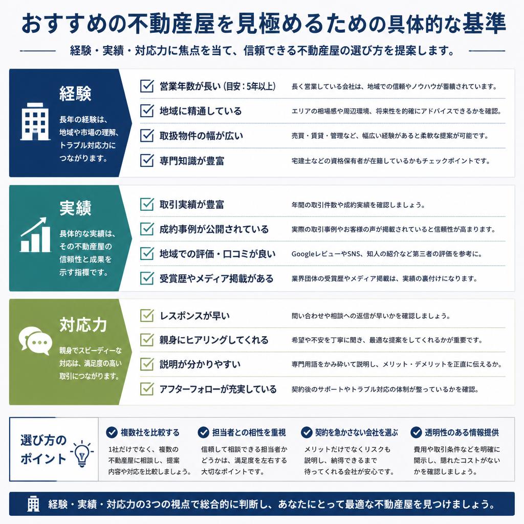 3. 具体的な選定基準