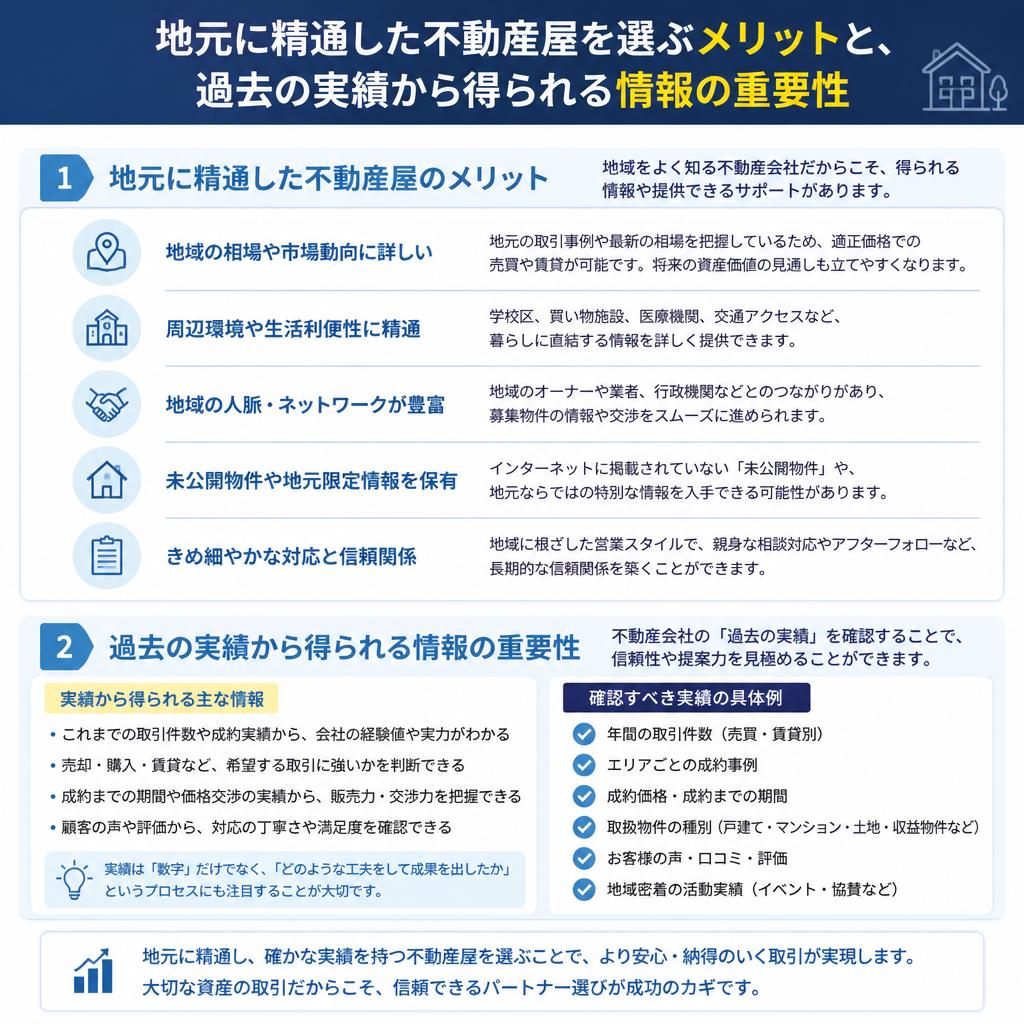 4. 地元の経験者に相談するメリット
